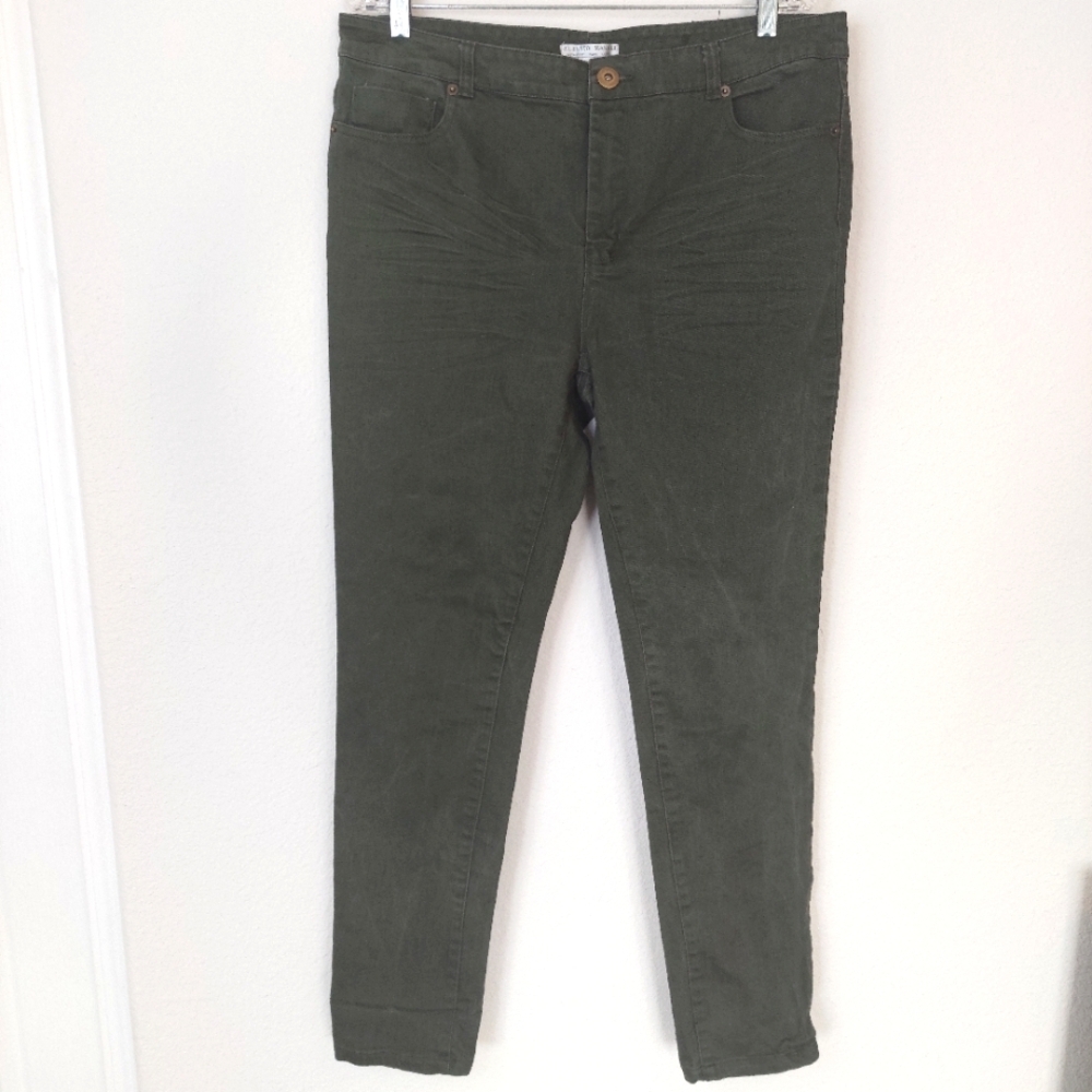 Alberto Makali‎ Green Skinny Jeans Size 14